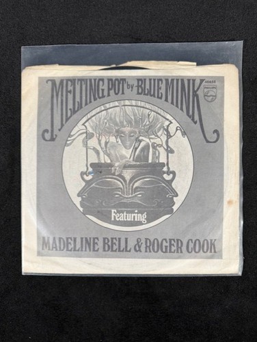 Blue mink melting - blue, ~